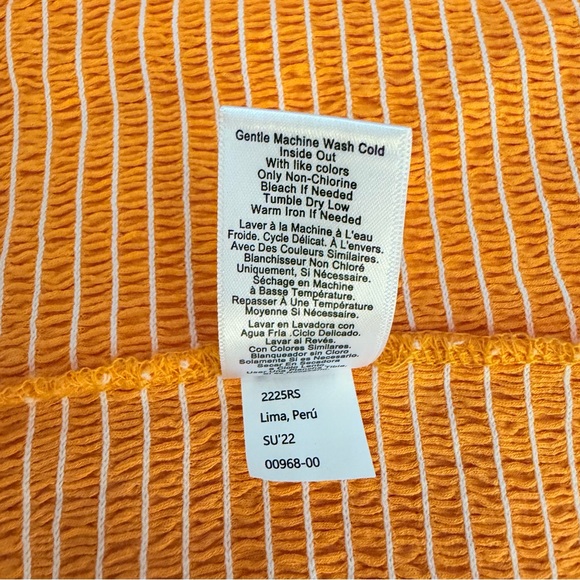 NWT Nation LTD Kirstie Mustard Smocked One Shoulder 100% Pima Cotton Size Small - Picture 11 of 11